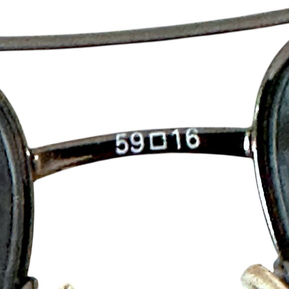 Kirkland Signature Geyser 791697 Gunmetal Eye Glasses Frame ~ 59-16 145 ~ Italy - Picture 9 of 15